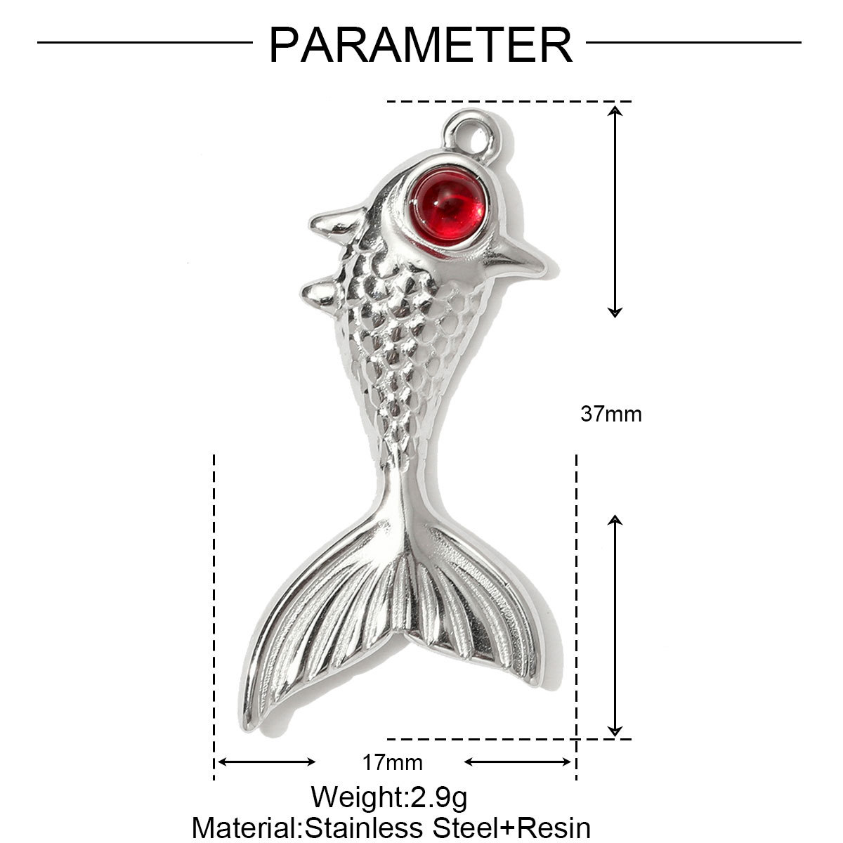 6pcs/pack Stainless Steel Rhinestone Sun Fish Necklace Pendant Mirror Polish Snake Octopus DIY Earring Charm Women Crab Jewelry