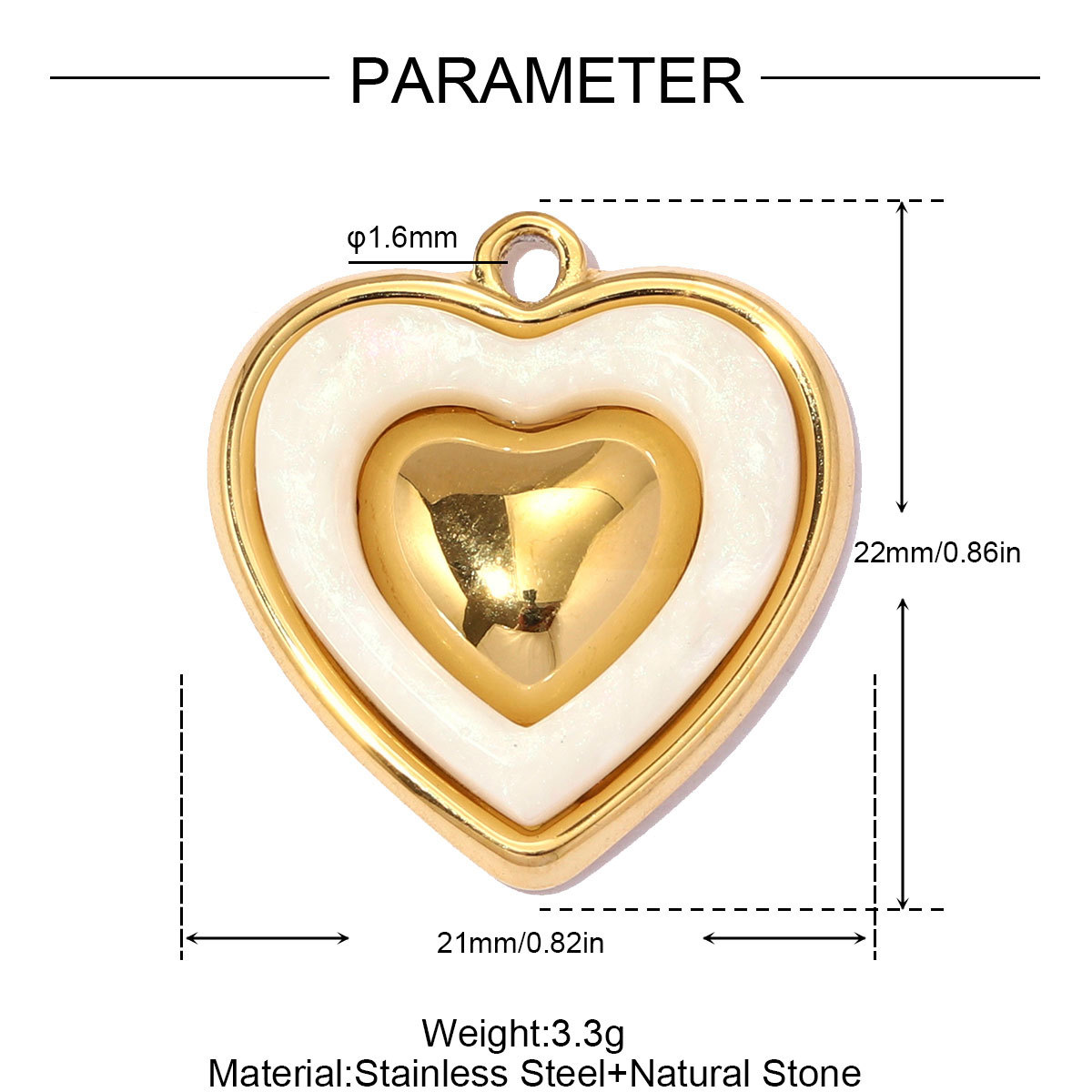 6pcs/pack Stainless Steel Zircon Love Heart DIY Earring Charms Owl Turtle Necklace Pendant Woman Bowknot Jewelry Wholesale
