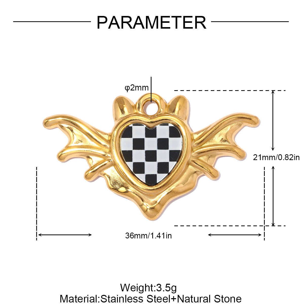6pcs/pack Stainless Steel Zircon Love Heart DIY Earring Charms Owl Turtle Necklace Pendant Woman Bowknot Jewelry Wholesale