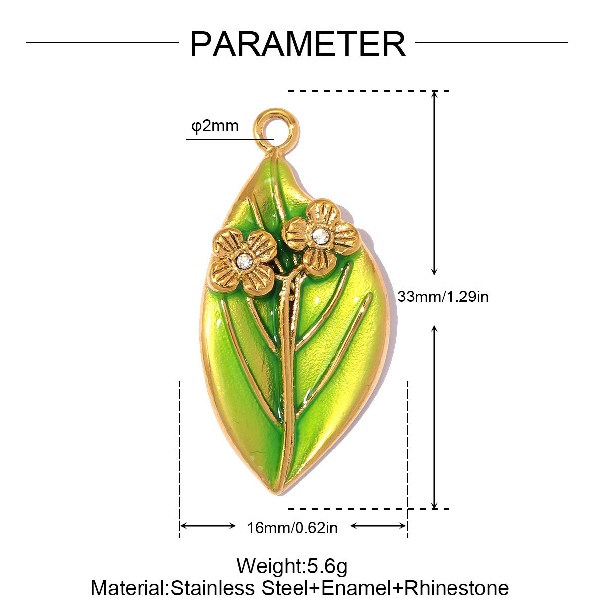6pcs/pack Stainless Steel Cross Crescent Moon DIY Charms Flower Leaf Necklace Pendants Woman Heart Butterfly Jewelry Wholesale