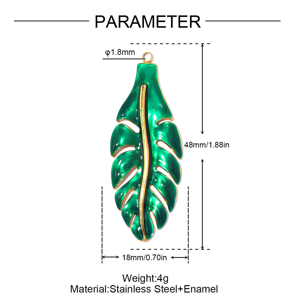 6pcs/pack Stainless Steel Magpie Leaf DIY Charms Enamel Butterfly Starfish Necklace Pendants Woman Oval Evil Eye Jewelry Wholesale