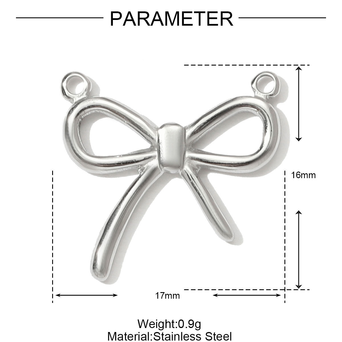 6pcs/pack Mirror Polish Heart Wing Necklace Pendant Stainless Steel Coffee Cup Hammer DIY Charm Women Baseball Cap Jewelry