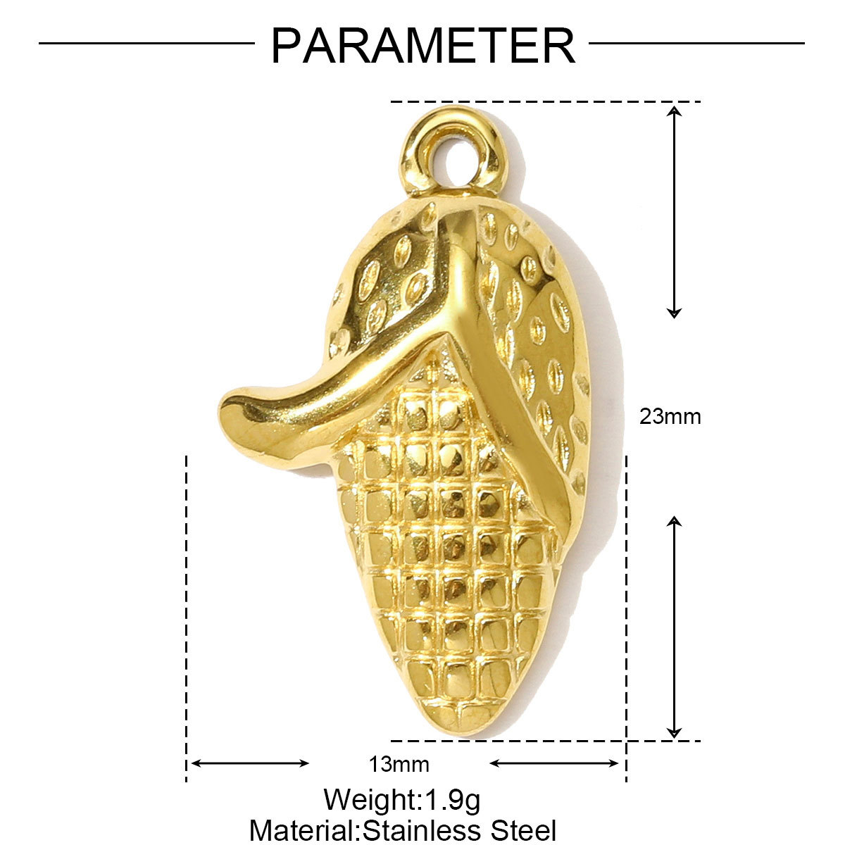 6pcs/pack Stainless Steel Baseball Cap Coffee Necklace Pendant High Polish Airplane Corn DIY Charm Women Hammer Sun Jewelry