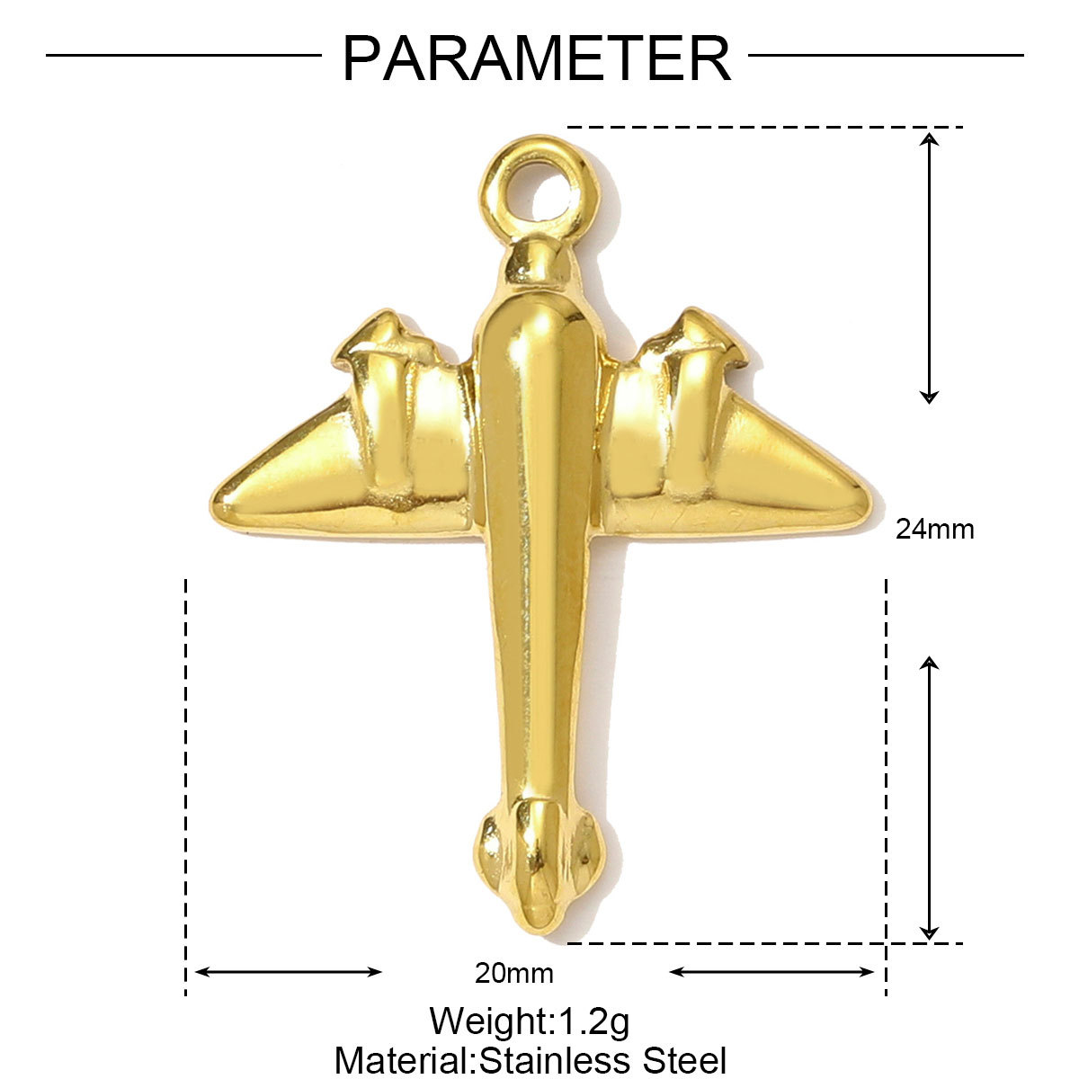 6pcs/pack Stainless Steel Baseball Cap Coffee Necklace Pendant High Polish Airplane Corn DIY Charm Women Hammer Sun Jewelry