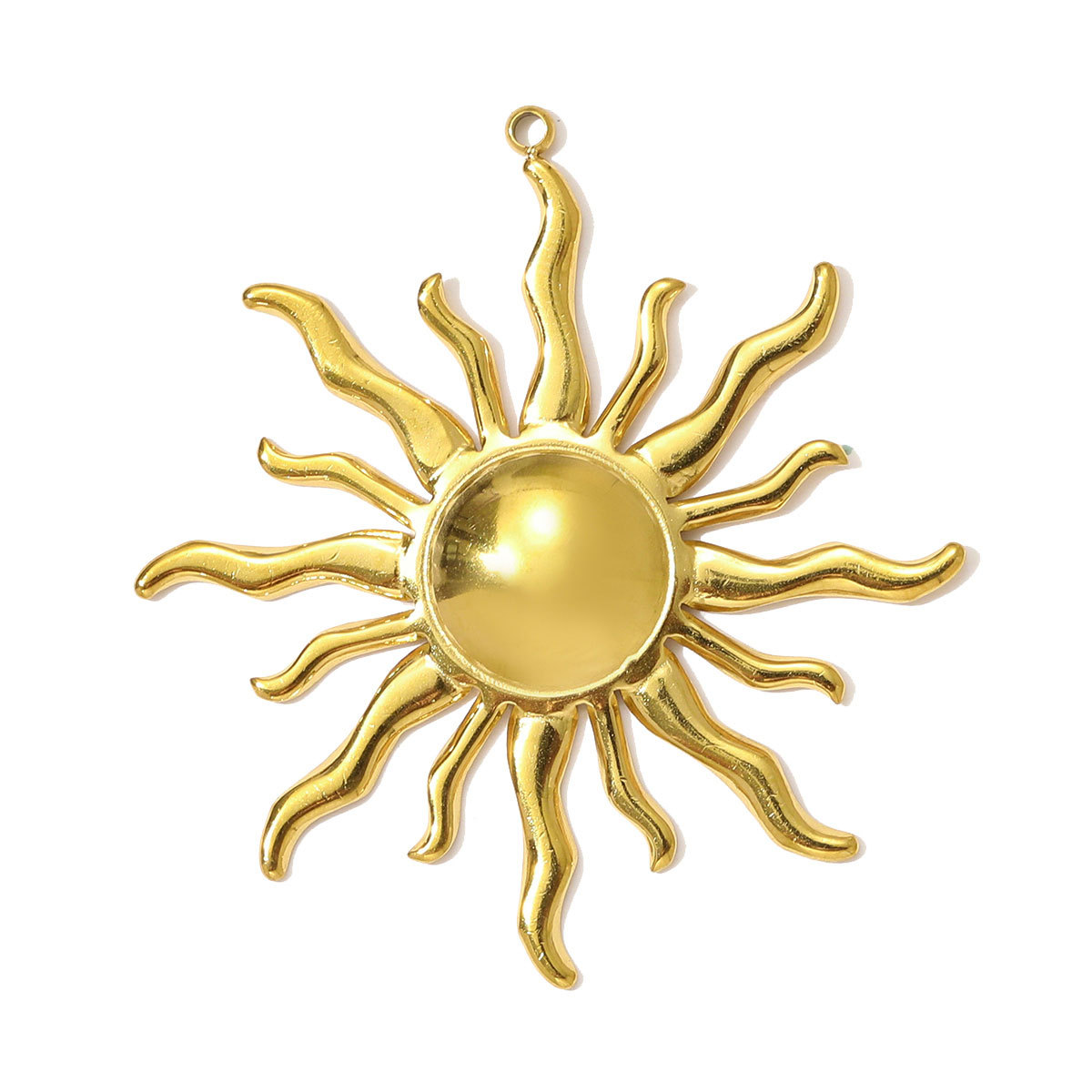 6pcs/pack High Polish Star Sun Moon Necklace Pendant Stainless Steel Fish Octopus DIY Earring Charm Women Snake Surfer Jewelry