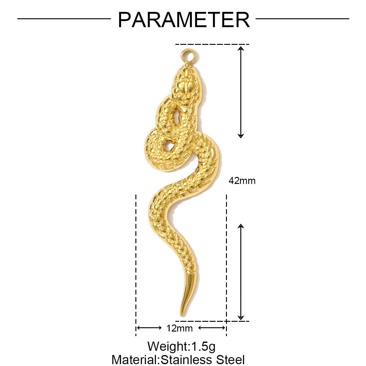 6pcs/pack High Polish Star Sun Moon Necklace Pendant Stainless Steel Fish Octopus DIY Earring Charm Women Snake Surfer Jewelry