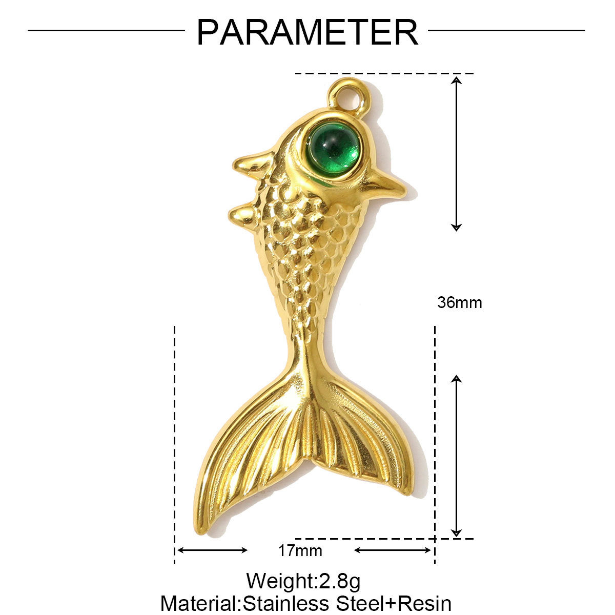 6pcs/pack High Polish Rhinestone Crab Fish Necklace Pendant Stainless Steel Snake Turtle DIY Earring Charm Women Dolphin Jewelry