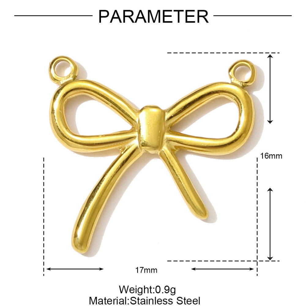 6pcs/pack High Polish Fingerprint Round Tag Necklace Pendant Stainless Steel Love Heart DIY Earring Charm Women Knot Bow Jewelry