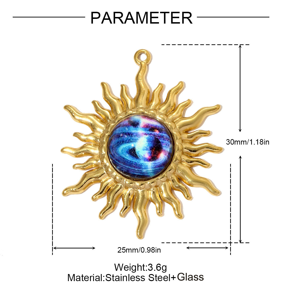 6pcs/pack Nice Stainless Steel Painted Shell Sun Necklace Pendants Rose Love Heart DIY Earring Charms Women Enamel Butterfly Jewelry
