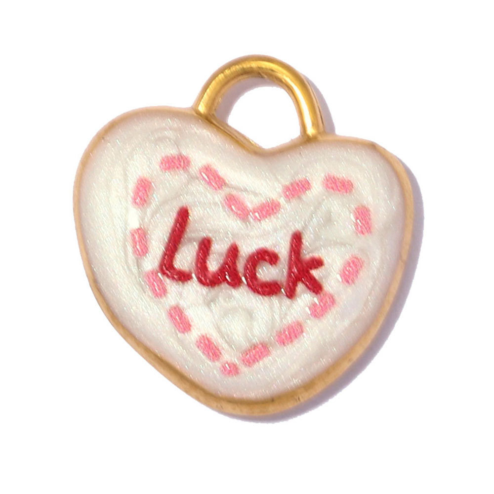 6pcs/pack Stainless Steel Colorful Luck Heart Star DIY Charms Elephant Bird Necklace Pendant Woman Quicksand Style Jewelry Wholesale