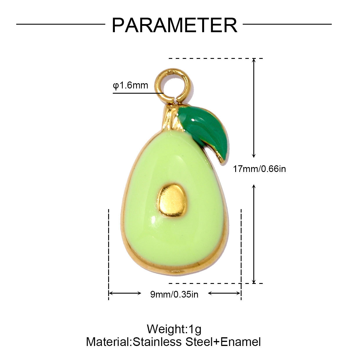 6pcs/pack Stainless Steel Star Tennis Racket DIY Charms Pineapple Papaya Fruit Necklace Pendant Woman Rocking Horse Jewelry