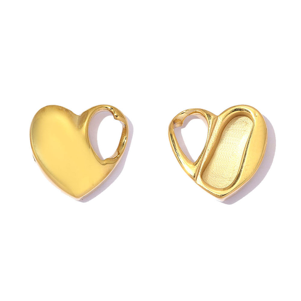 6pcs/pack Stainless Steel Shell Star Rose DIY Charms Coffee Cup Heart Necklace Pendant Woman Rabbit Moon Star Jewelry Wholesale