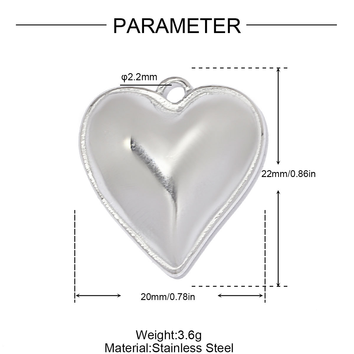 6pcs/pack Stainless Steel Shell Star Rose DIY Charms Coffee Cup Heart Necklace Pendant Woman Rabbit Moon Star Jewelry Wholesale