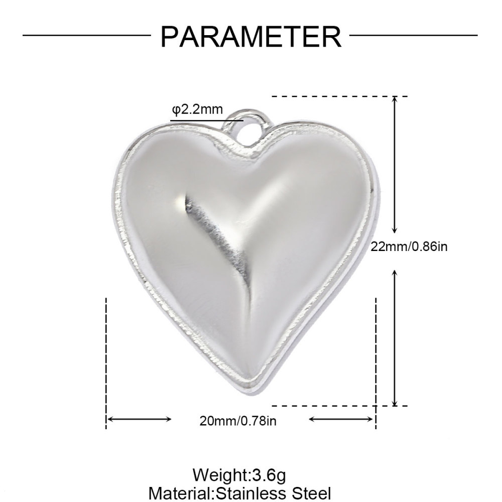 6pcs/pack Stainless Steel Shell Star Rose DIY Charms Coffee Cup Heart Necklace Pendant Woman Rabbit Moon Star Jewelry Wholesale