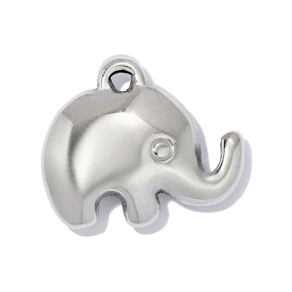 6pcs/pack Stainless Steel Baseball Cap DIY Earring Charms Elephant Airplane Necklace Pendant Woman Holy Mother Jewelry Wholesale