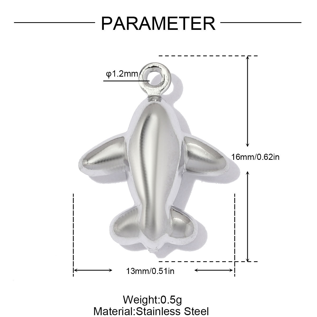 6pcs/pack Stainless Steel Baseball Cap DIY Earring Charms Elephant Airplane Necklace Pendant Woman Holy Mother Jewelry Wholesale