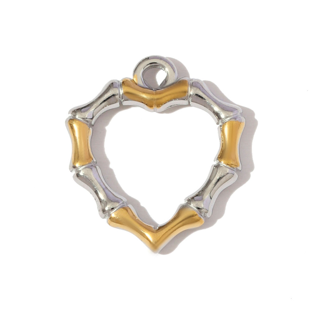 6pcs/pack Stainless Steel Rhinestone Sneakers Heart Pendants Swallow Elephant DIY Earring Charms Women Flower Sun Star Jewelry