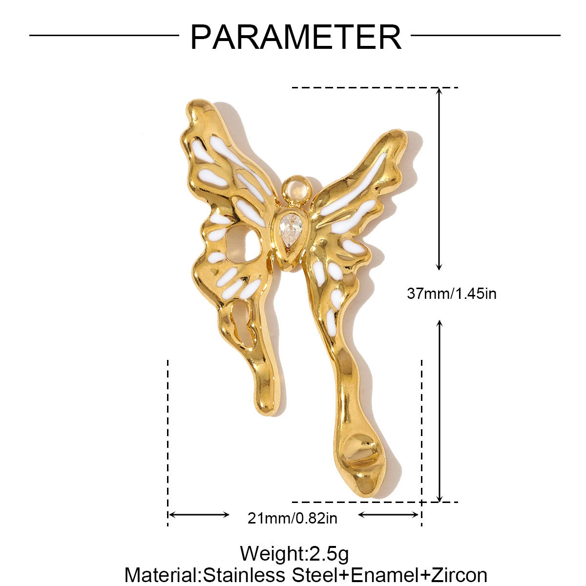 6pcs/pack French Retro Stainless Steel Rose Maple Leaf Pendants Love Heart Cross DIY Earring Charms Women Butterfly Flower Jewelry