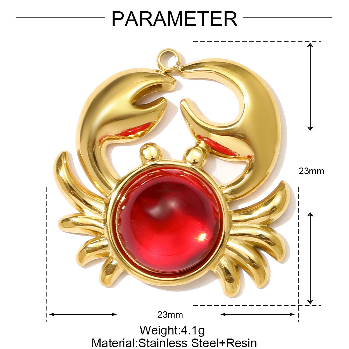 6pcs/pack Retro Stainless Steel Natural Stone Oval Round Necklace Pendant Red Agate Crab DIY Charm Women Geometric Jewelry
