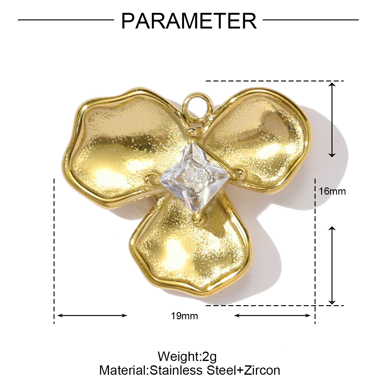 6pcs/pack Fashion Stainless Steel World Map Lady Necklace Pendant Rhinestone Flower Lip DIY Charm Women Clover Rose Jewelry