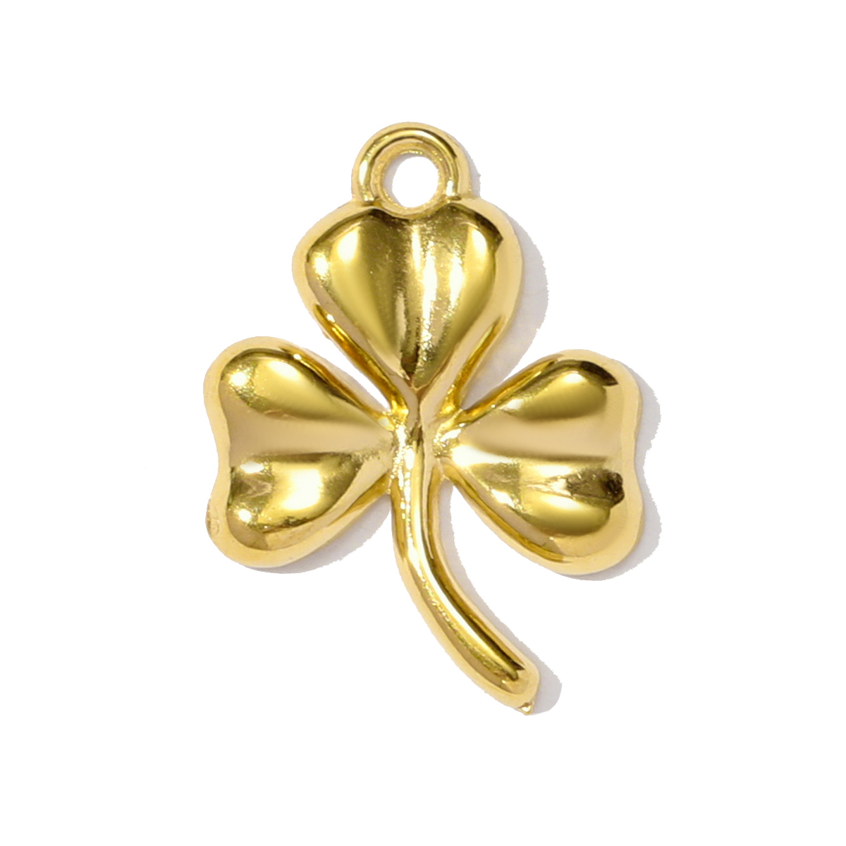 6pcs/pack Fashion Stainless Steel World Map Lady Necklace Pendant Rhinestone Flower Lip DIY Charm Women Clover Rose Jewelry