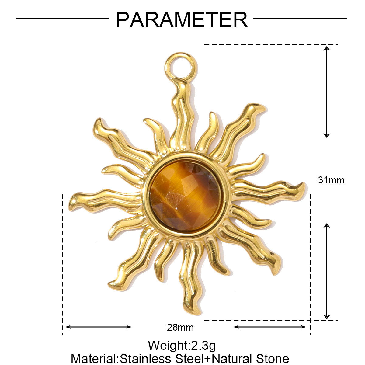 6pcs/pack Stainless Steel Holy Mother Abstract Mask Necklace Pendant Rhinestone Clover DIY Charm Women Conch Sun Moon Jewelry
