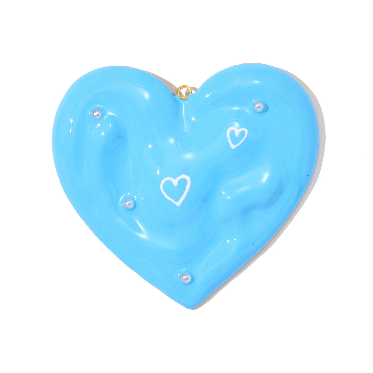 6pcs/pack Fashion Stainless Steel Enamel Big Heart DIY Earring Charms Life Tree Necklace Pendant Women Love Jewelry Wholesale