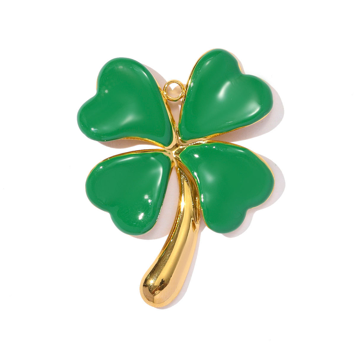 6pcs/pack Big Size Stainless Steel Clover Hamburger DIY Earring Charms Ice Cream Cone Necklace Pendant Women Rainbow Jewelry