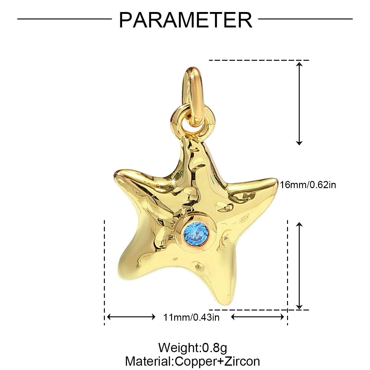 6pcs/pack Copper Zodiac Crab Turtle Starfish Necklace Pendant Shell Carriage Candy DIY Earring Charm Women Octopus Jewelry