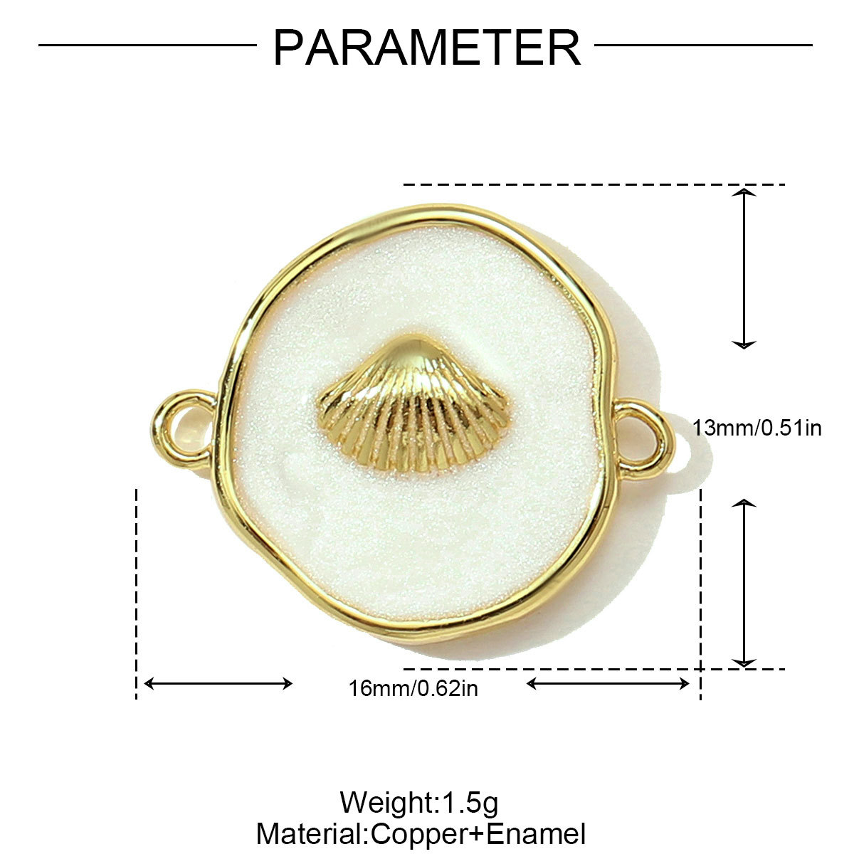 6pcs/pack Fashion Copper Zodiac Seahorse Shell Necklace Pendant Mermaid Tail DIY Bracelet Connectors Women Turtle Jewelry