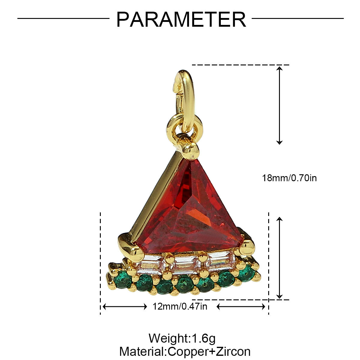 6pcs/pack Copper Micro Zodiac French Fries Popcorn Necklace Pendant Cocktail Hot Dog DIY Earring Charms Women Juice Jewelry