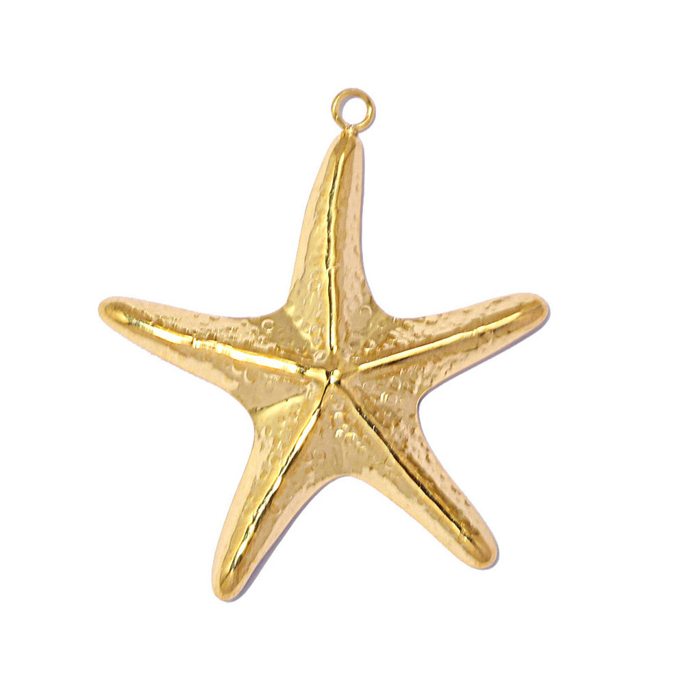 6pcs/pack Stainless Steel Rhinestone Starfish DIY Earring Charms Crab Lion Necklace Pendants Woman Jellyfish Round Jewelry Wholesale