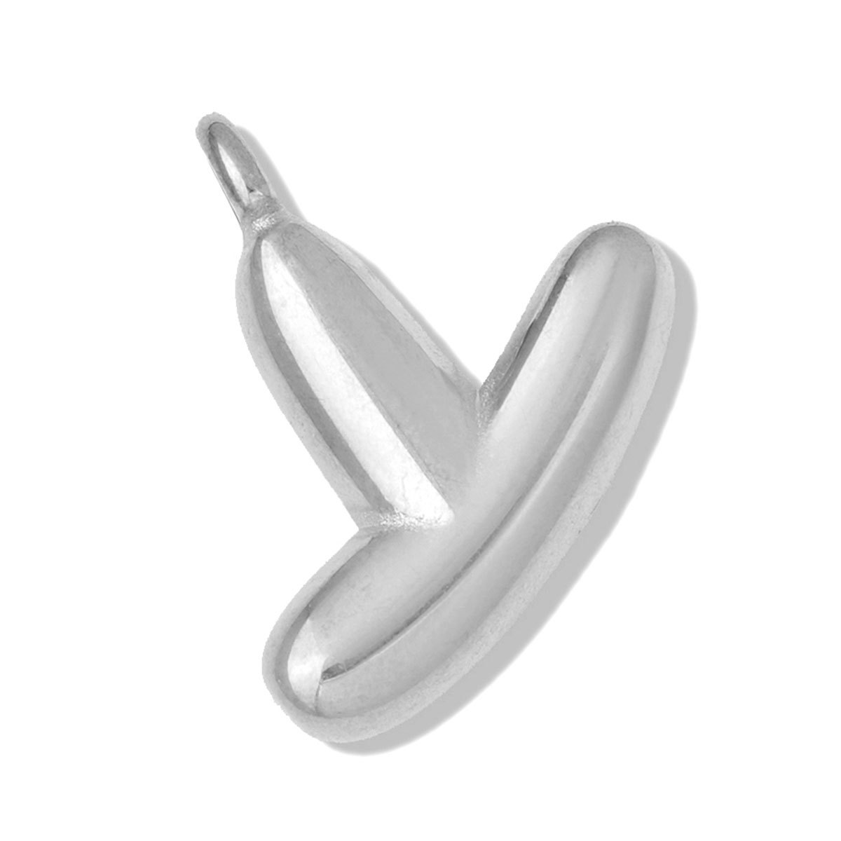 6pcs/pack Stainless Steel Bubble Initial Name DIY Charms A-Z Alphabet Necklace Pendant Woman Shoe Accessory Jewelry Wholesale