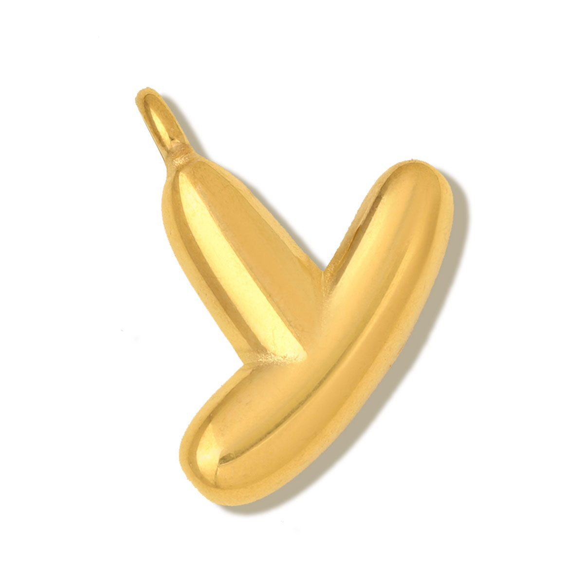 6pcs/pack Stainless Steel Mirror Polish Bubble Capital Letter DIY Charms Initial Letter Necklace Pendant Woman Shoe Accessory Wholesale