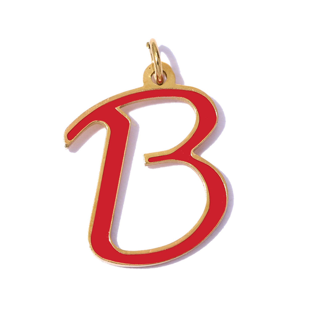 6pcs/pack Stainless Steel Enamel A-Z English Alphabet DIY Charms Initial Letter Necklace Pendant Woman Name Jewelry Wholesale