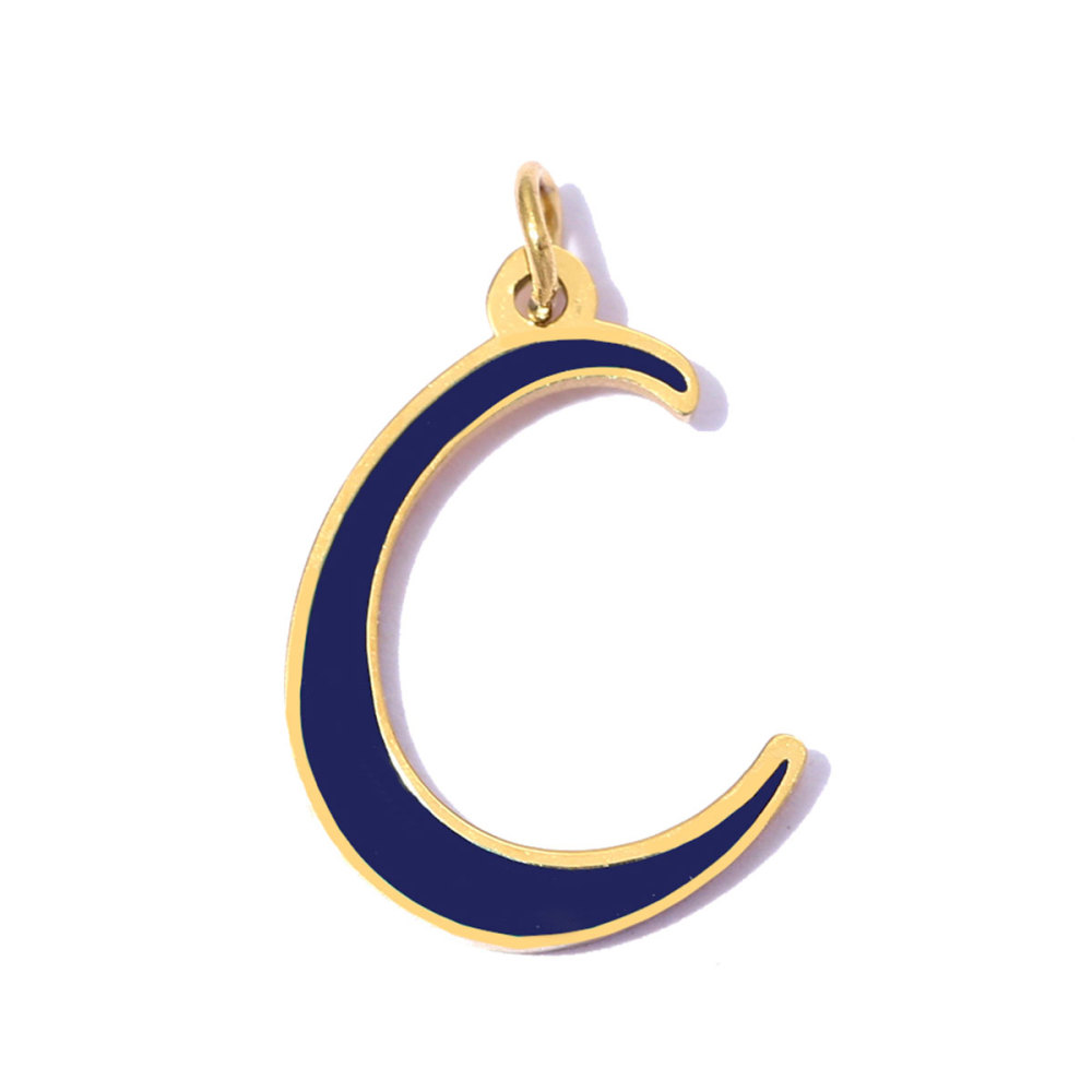 6pcs/pack Stainless Steel Enamel A-Z English Alphabet DIY Charms Initial Letter Necklace Pendant Woman Name Jewelry Wholesale