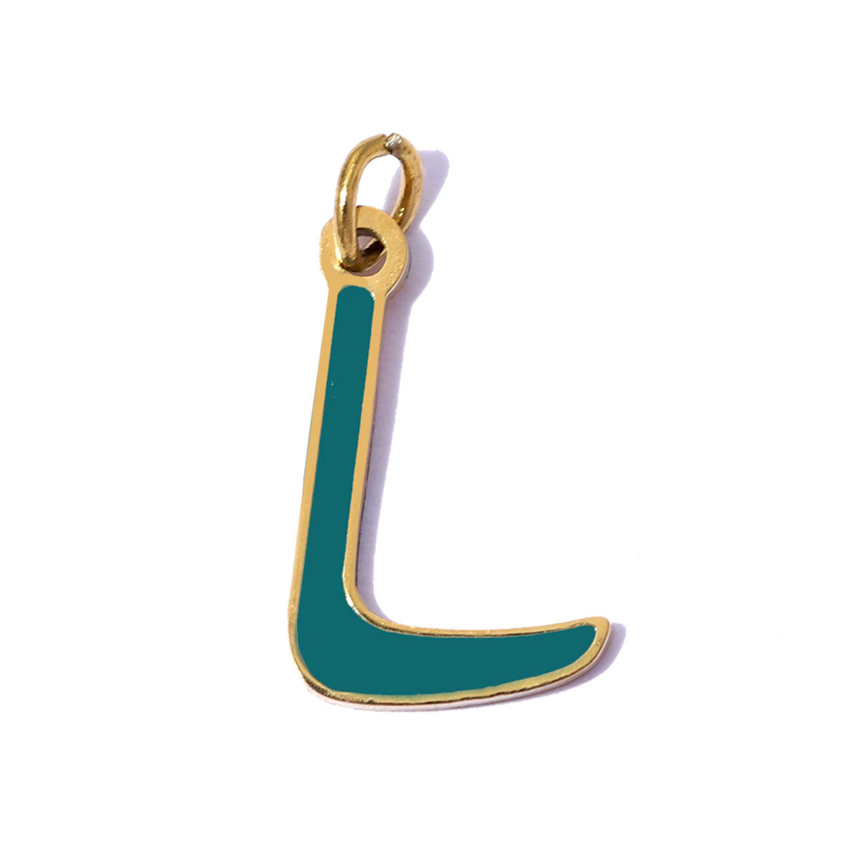6pcs/pack Stainless Steel Enamel A-Z English Alphabet DIY Charms Initial Letter Necklace Pendant Woman Name Jewelry Wholesale