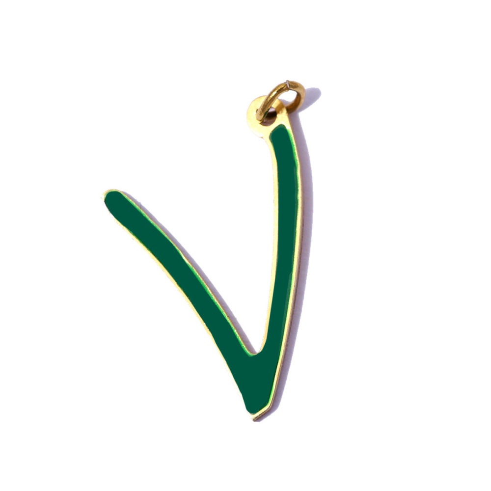 6pcs/pack Stainless Steel Enamel A-Z English Alphabet DIY Charms Initial Letter Necklace Pendant Woman Name Jewelry Wholesale