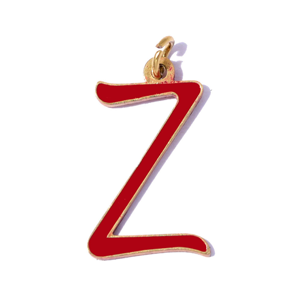 6pcs/pack Stainless Steel Enamel A-Z English Alphabet DIY Charms Initial Letter Necklace Pendant Woman Name Jewelry Wholesale