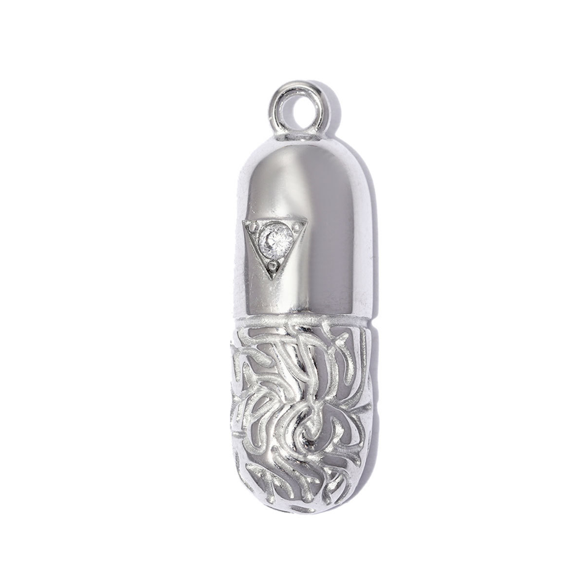 6pcs/pack Stainless Steel 3D Coffee Cup DIY Bracelet Charms Glass Cherry Necklace Pendants Capsule Shoe Accessory Wholesale