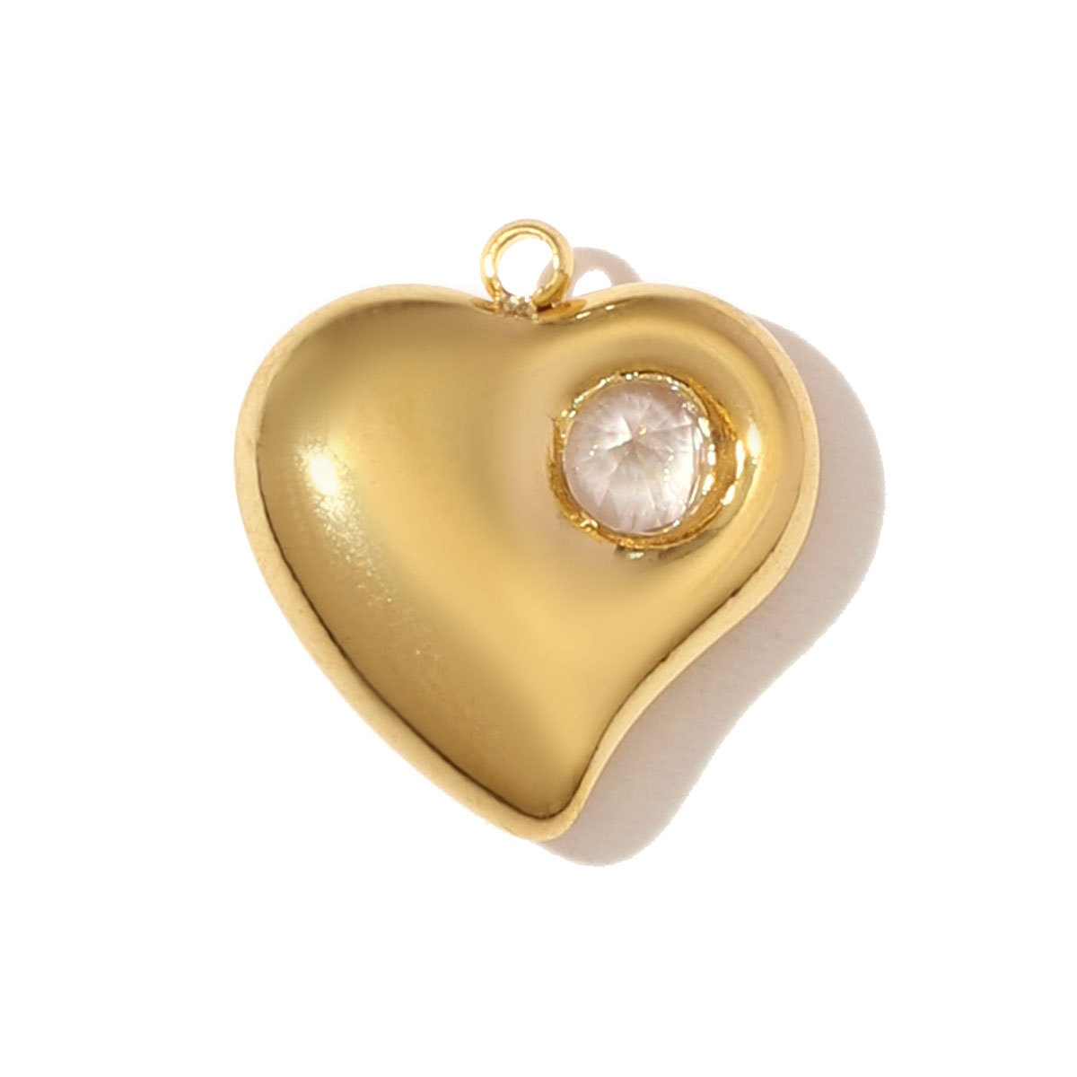 6pcs/pack Hollow Enamel Heart Stainless Steel Necklace Pendant Star Crescent Sunflower DIY Earring Charm Women High Heels Jewelry