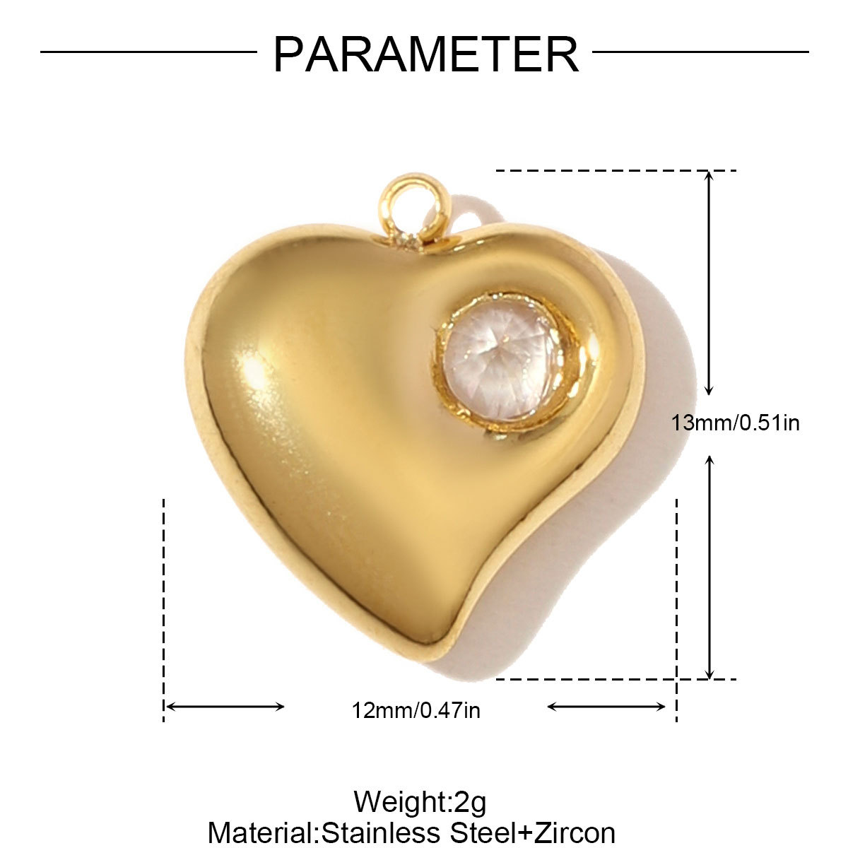 6pcs/pack Hollow Enamel Heart Stainless Steel Necklace Pendant Star Crescent Sunflower DIY Earring Charm Women High Heels Jewelry
