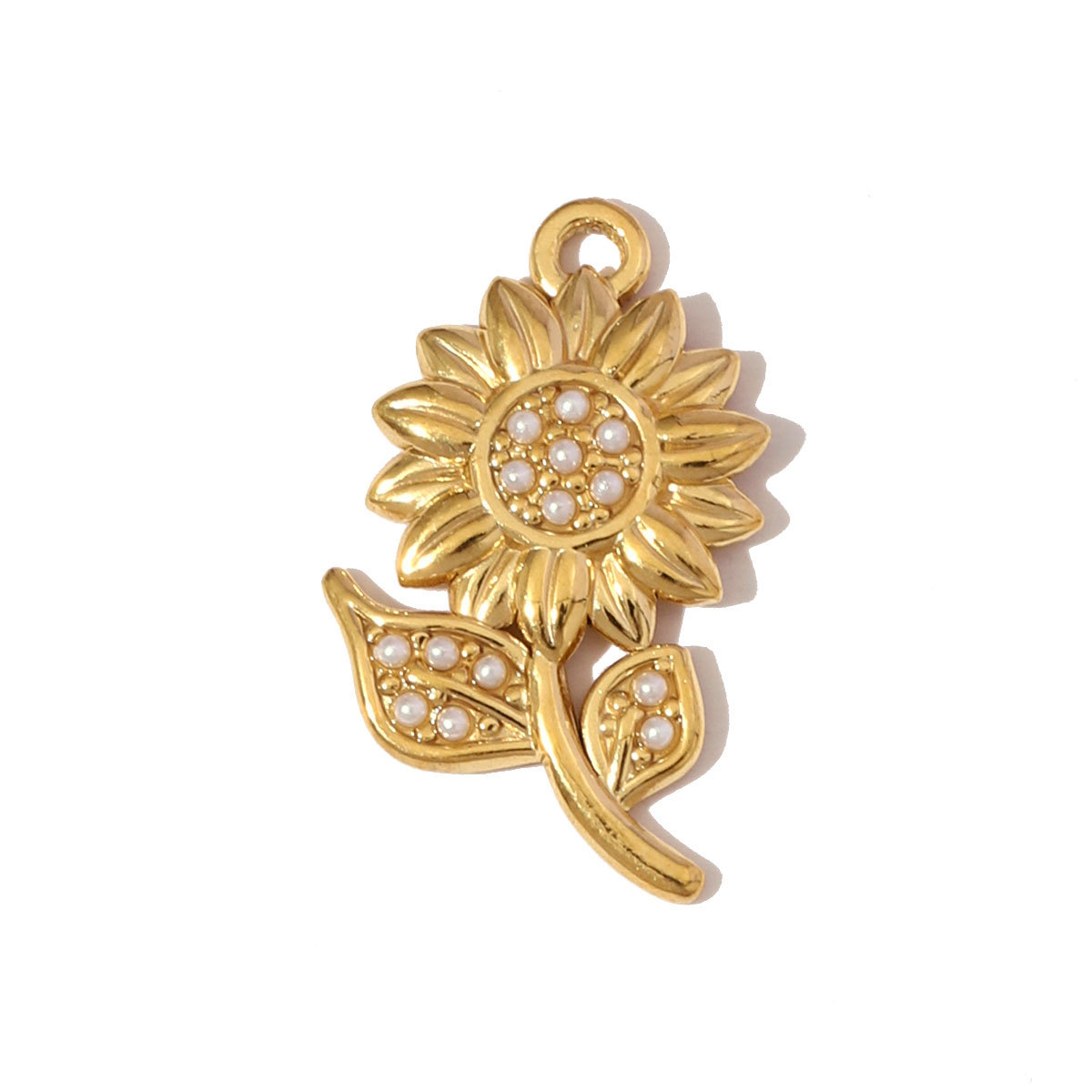 6pcs/pack Hollow Enamel Heart Stainless Steel Necklace Pendant Star Crescent Sunflower DIY Earring Charm Women High Heels Jewelry
