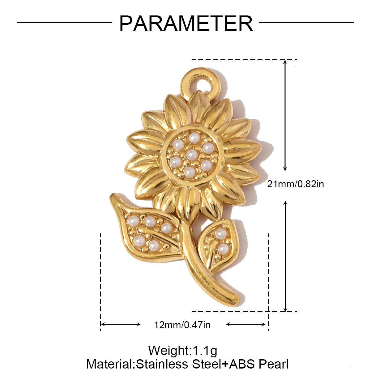 6pcs/pack Hollow Enamel Heart Stainless Steel Necklace Pendant Star Crescent Sunflower DIY Earring Charm Women High Heels Jewelry