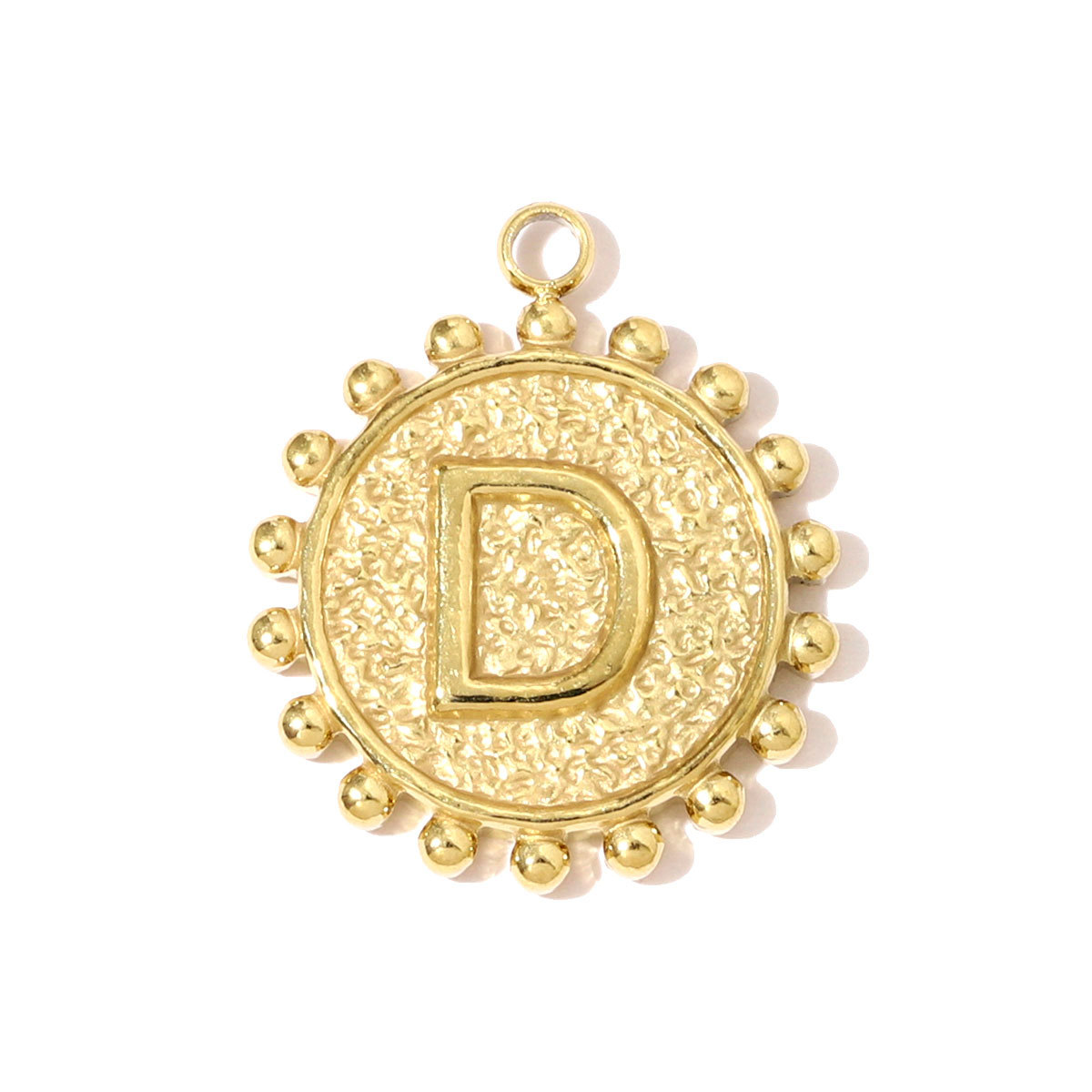 6pcs/pack Fashion Stainless Steel Flower Shaped English Letter A-Z Nacklace Pendant Initial Name DIY Charms Women Alphabet Jewelry