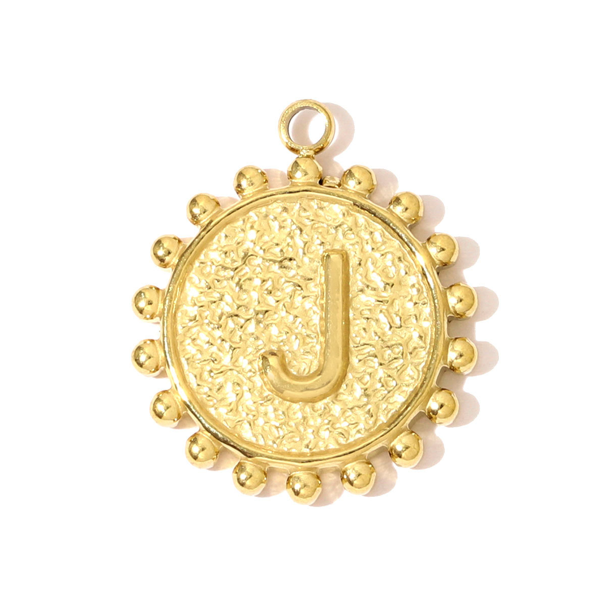 6pcs/pack Fashion Stainless Steel Flower Shaped English Letter A-Z Nacklace Pendant Initial Name DIY Charms Women Alphabet Jewelry