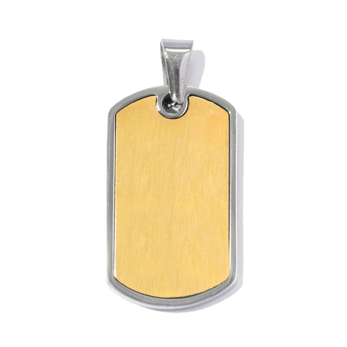 6pcs/pack Fashion Stainless Steel Military Dog Tag Necklace Pendants Blank Couple DIY Charms Man Woman Gift Jewelry Wholesale