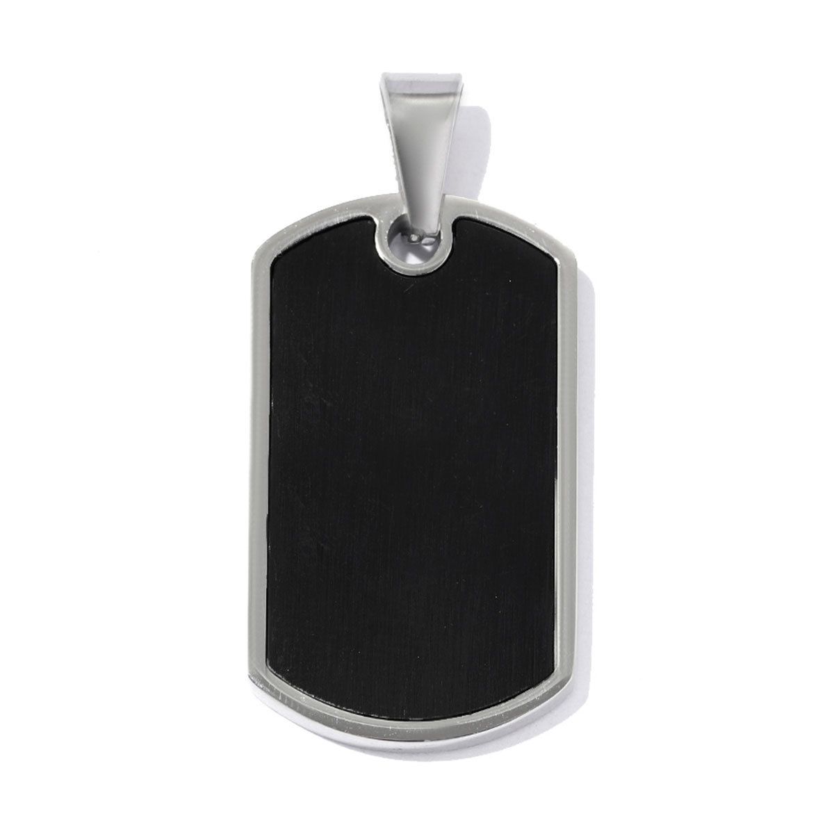 6pcs/pack Fashion Stainless Steel Military Dog Tag Necklace Pendants Blank Couple DIY Charms Man Woman Gift Jewelry Wholesale