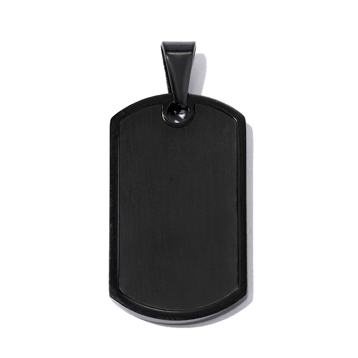 6pcs/pack Fashion Stainless Steel Military Dog Tag Necklace Pendants Blank Couple DIY Charms Man Woman Gift Jewelry Wholesale