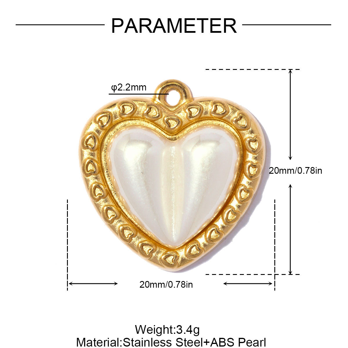 6pcs/pack Stainless Steel Rhinestone Flower DIY Earring Charms Enamel Star Moon Necklace Pendants Heart Shoe Accessory Wholesale